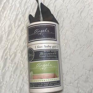 Nursery “Angel” removable vinyl wall decal